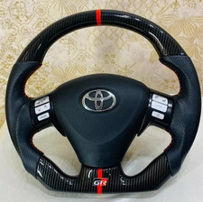 TOYOTA COROLLA 2009-12, VOLANTE COMPLETO COM FIBRA DE CARBONO E COURO, usado comprar usado  Enviando para Brazil