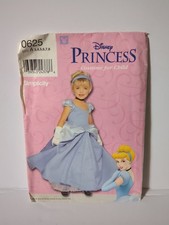Padrão de costura Simplicity 0625 Disney Princess CINDERELA tamanhos 3T, 4T, 5T, 6, 7 comprar usado  Enviando para Brazil