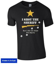Shot sheriff shirt for sale  BRIDLINGTON
