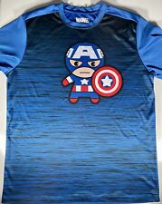 Usado, Camiseta Infantil Capitã América Marvel Tamanho Adulto XL Cor Azul Manga Curta comprar usado  Enviando para Brazil