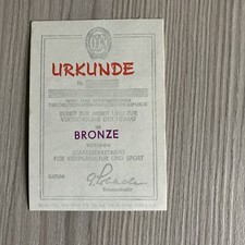 Urkunde zum sportabzeichen gebraucht kaufen  Meiningen