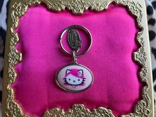 Usado, Chaveiro Tarina Tarantino Vintage Hello Kitty Cameo Lucite Rosa Cabeça Bolsa Doces comprar usado  Enviando para Brazil