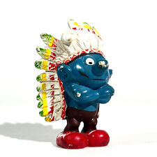 Smurf chief indian d'occasion  Expédié en Belgium