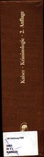 Kriminologie lehrbuch kaiser gebraucht kaufen  Dinkelscherben