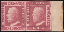 Sicilia 1859 grani usato  Milano