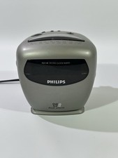 Usado, Vintage Philips AJ3140 Radio Clock Wecker Grau 90er Space Age Retro Radio HL6 comprar usado  Enviando para Brazil