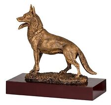 Schäferhund figur resin gebraucht kaufen  Niederwerrn