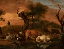 Dutch painting landscape for sale  Endicott