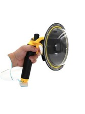 Capa de lente de câmera de mergulho subaquática TELESIN 6" porta cúpula para GoPro Hero 5 6 7 EUA comprar usado  Enviando para Brazil