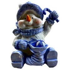 Snowman figurine blue for sale  Cortland