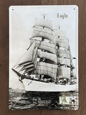 Metallschild blechschild eagle gebraucht kaufen  Berlin