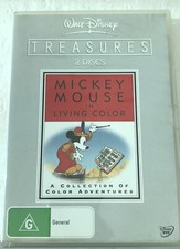Walt Disney Treasures DVD Mickey Mouse In Living Color Collection Conjunto 2 discos R4 comprar usado  Enviando para Brazil