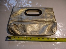 Clutch festa Michael Kors dourada com cabo dourado 12" X 8" comprar usado  Enviando para Brazil