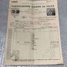 Pubblicità fattura torrefazio usato  Torre Canavese