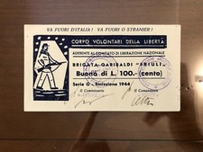 Banconota corpo volontari usato  Rivoli