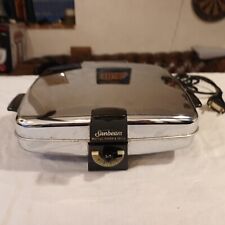 Usado, Vintage 1954 Sunbeam Radiant Control Waffle Baker and Grill Plates Modello CG-1 comprar usado  Enviando para Brazil