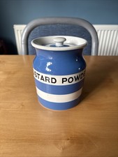 Green cornishware custard for sale  CONSETT