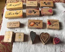 Wooden printing blocks for sale  WREXHAM