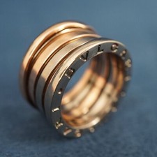 Usado, Anel BVLGARI B.zero1 ouro rosa e branco 18k dois tons - Frete Grátis EUA comprar usado  Enviando para Brazil