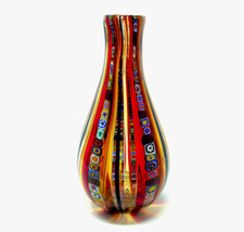 Super RARO! Vaso de vidro Murano Art Ballarin Mazzega Millefiori 27cm comprar usado  Enviando para Brazil