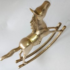 Brass rocking horse for sale  Franklin