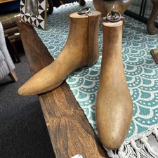 Antique pair wooden for sale  LEISTON