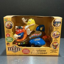 Boneco dispensador de chocolate vintage M&M’s avião a jato jumbo M&M's corporativo com caixa comprar usado  Enviando para Brazil
