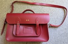 red leather satchel for sale  LEIGH-ON-SEA