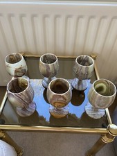 Goblets six onyx for sale  SWANLEY