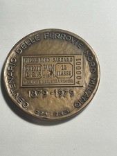 Medaglia centenario ferrovia usato  Cassano Magnago