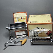 Máquina de fazer massas frescas de aço inoxidável rolo para macarrão espaguete Fettuccine, usado comprar usado  Enviando para Brazil