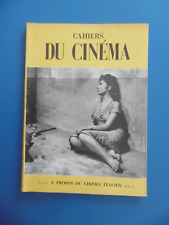 Cahiers cinema 1954 d'occasion  Valence
