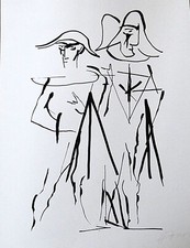 Julio pomar lithographie d'occasion  Bourg-Madame