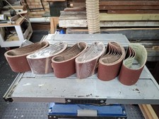 Sanding belts 100mm for sale  ARLESEY