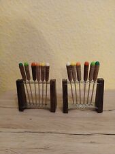 Besteck bowlespieße holzgriff gebraucht kaufen  Mahlow