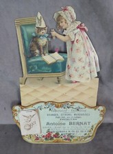 CALENDRIER PUB. 1901: ANTOINE BERNAT, IMPORT-EXPORT, à CETTE (Sète). En carton. comprar usado  Enviando para Brazil