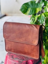 Men cleanleather messenger for sale  USA