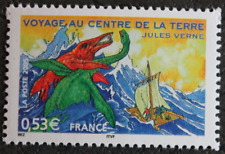 Timbre - FRANCE -Voyage au centre de la Terre- J VERNE  YT3791 - Neuf ** - 2005, usado comprar usado  Enviando para Brazil