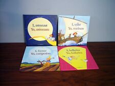 LOT 4  Picture BOOKS SPANISH ENGLISH Bilingual Astronaut Balerina Sailor Farmer segunda mano  Embacar hacia Argentina