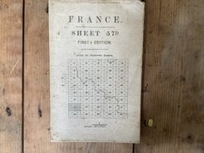 Military trench map for sale  NEWPORT