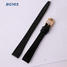 Pulseira de couro suíça 2300L GUCCI Lizard preta 12mm com fivela Gucci 8mm comprar usado  Enviando para Brazil