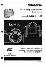 Câmera Panasonic Lumix DMC-FZ50 manual de instruções comprar usado  Enviando para Brazil
