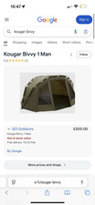 Kougar bivvy man for sale  STOCKTON-ON-TEES
