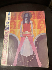 Raro 1973 Alice Cooper Billion Dollar Babies programa de turnê concerto com pôster, usado comprar usado  Enviando para Brazil