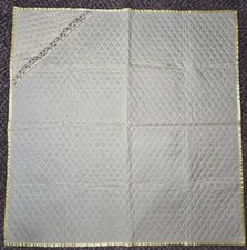 Usado, Cobertor térmico de bebê vintage sem marca acabamento acetinado 33x35 amarelo macio unissex comprar usado  Enviando para Brazil