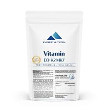 Vitamina D3 2000UI + K2 MK7 100mcg – Força Óssea, Saúde do Coração, Suporte Imunológico comprar usado  Enviando para Brazil