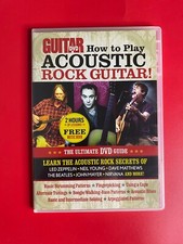 GUITAR INSTRUCTIONAL DVD - Acoustic Rock - World Magazine Class Lessons comprar usado  Enviando para Brazil
