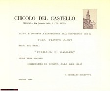 1963 milano conferenza usato  Milano