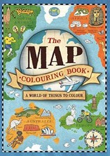 Map colouring book for sale  UK
