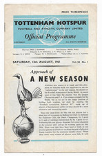 1961 charity shield for sale  CROYDON